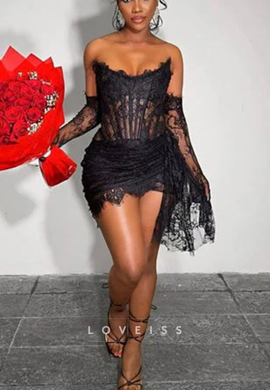 Sexy Lace Homecoming Dress Chic Homecoming Dress