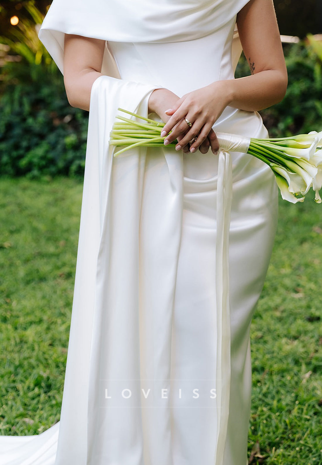 Scoop Corset Sleeveless Mermaid Wedding Dress