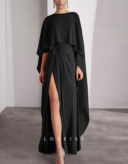 Solid Color Chiffon Maxi Dress