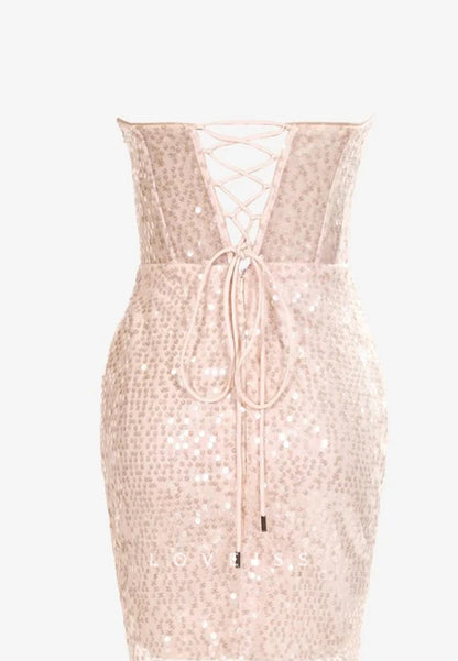 Sweetheart Beaded Embroidery Sparkly Sheath Party Homecoming Dress