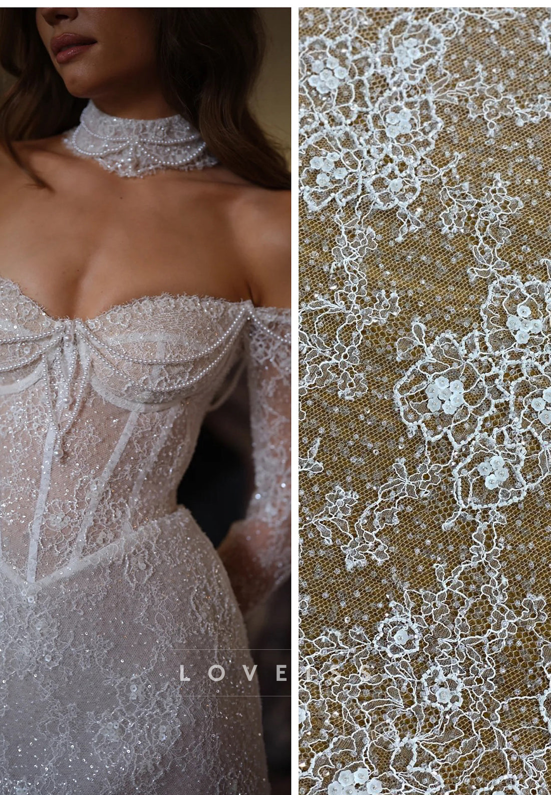 Sweetheart Long Sleeves Lace Appliques Short Sheath Wedding Dress