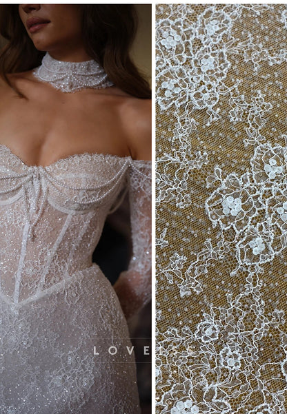 Sweetheart Long Sleeves Lace Appliques Short Sheath Wedding Dress