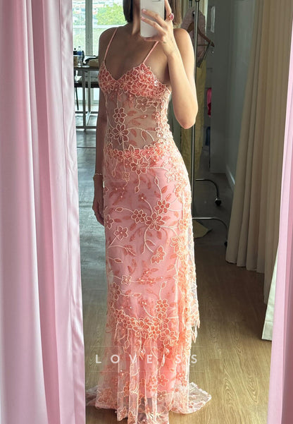 Sweetheart Sequins Appliques Mermaid Prom Dress