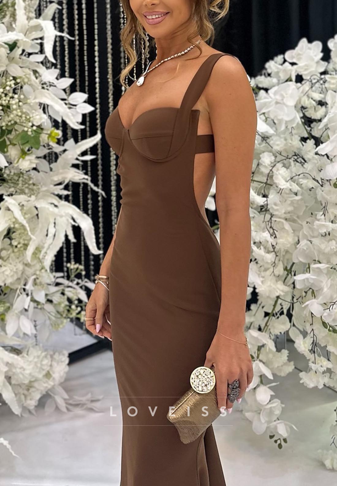 Sweetheart Strape Fitted Mermaid Formal Dress