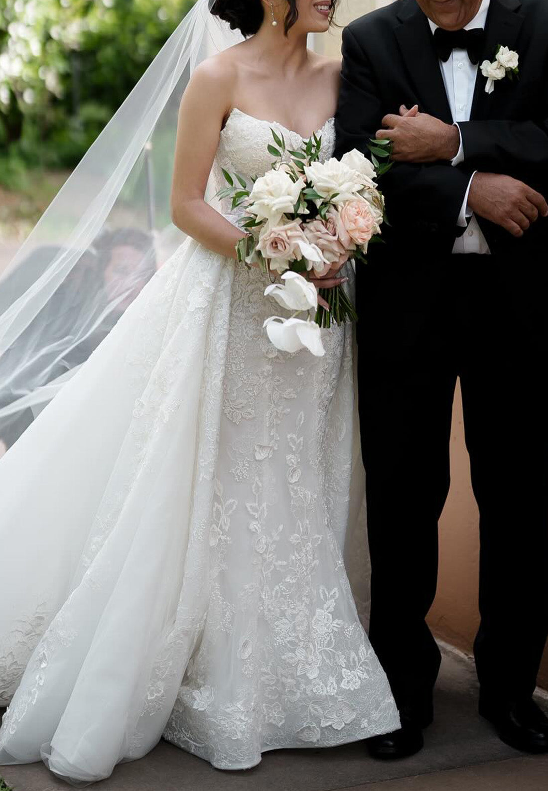 Swetheart Strapless Appliques Mermaid Wedding Dress