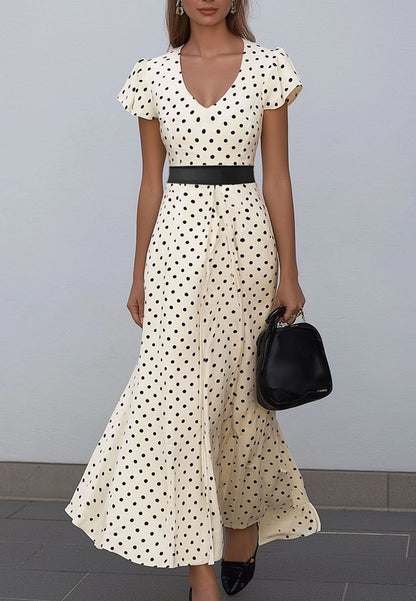 V-Neck Cap Sleeves Casual A-Line Wedding Guest Dress – Loveiss V-Neck Cap Sleeves Casual A-Line Wedding Guest Dress – Loveiss