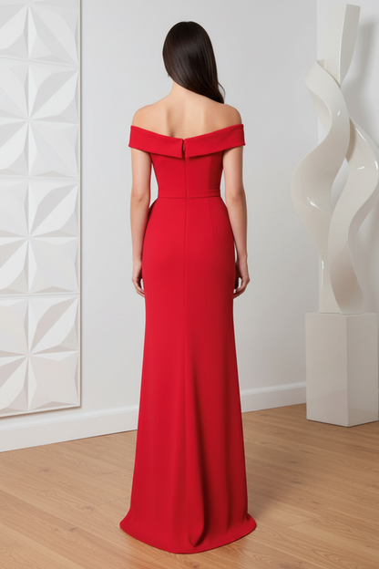 Asymmetrical and Mermaid Mother of Bride Dress