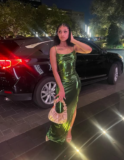 Chic Sheath Evening Dress For Black Girls