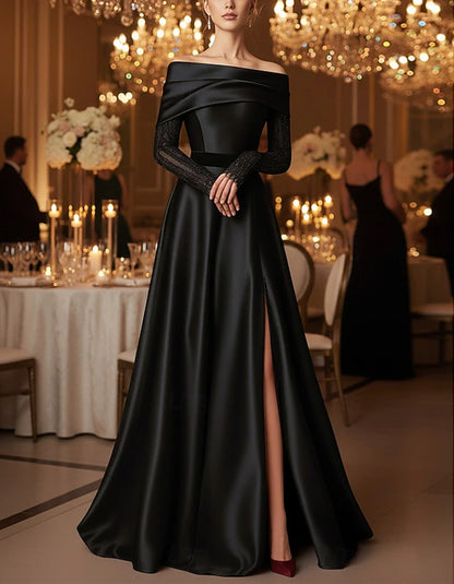 Black And Gold Color Blocked Chiffon Jumpsuit