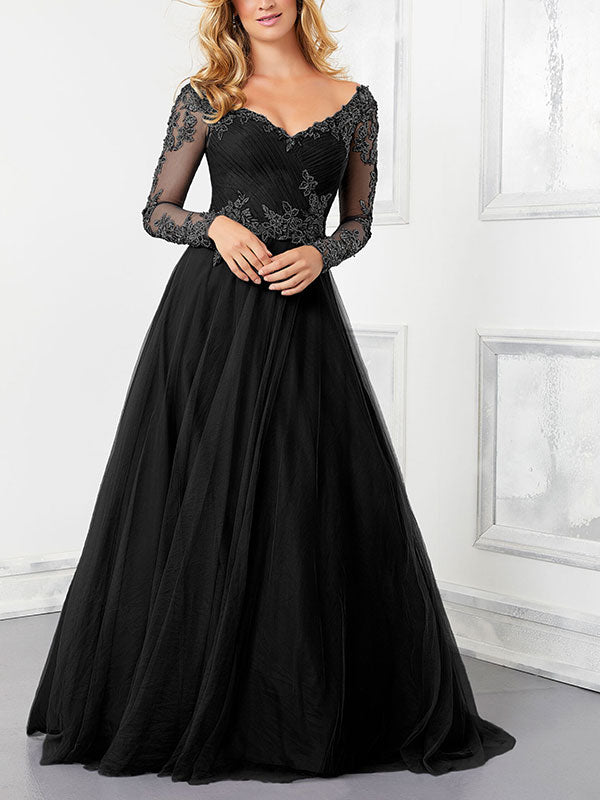 Lace temperament exquisite ladies wedding dress
