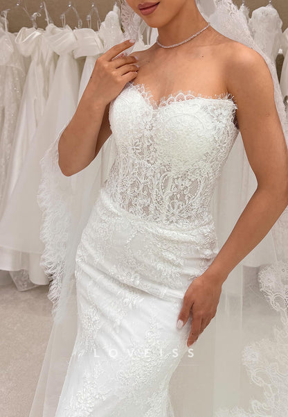 Convertible Lace Mermaid Wedding Dress
