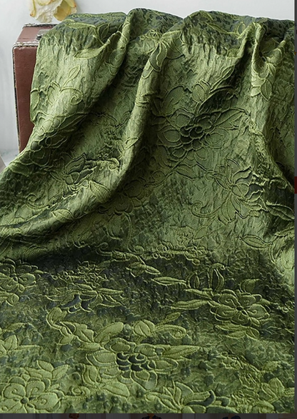 Elegant A-Line Jacquard Maxi Shirt Dress