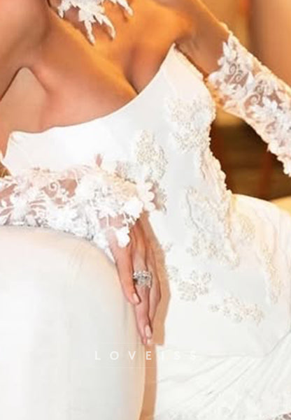 Strapless Corset Mini Dress with Floral Lace