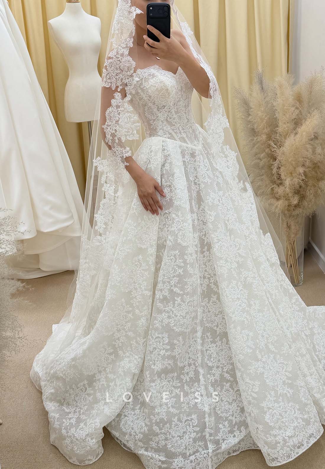 Lace Ball Gown Wedding Dress with Jacket