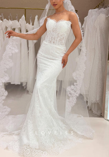 Convertible Lace Mermaid Wedding Dress
