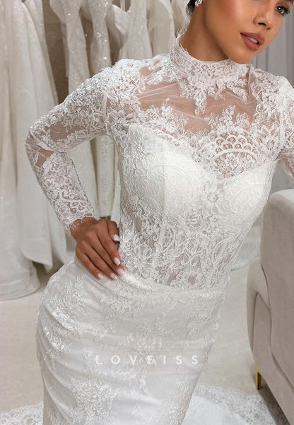 Convertible Lace Mermaid Wedding Dress