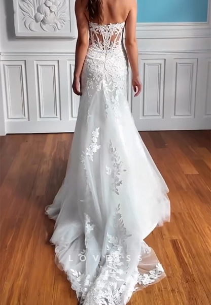 Off-Shoulder Mermaid Gown with Satin Overskirt