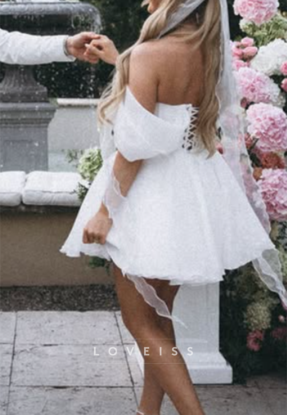 Off-the-Shoulder Corset Mini Dress