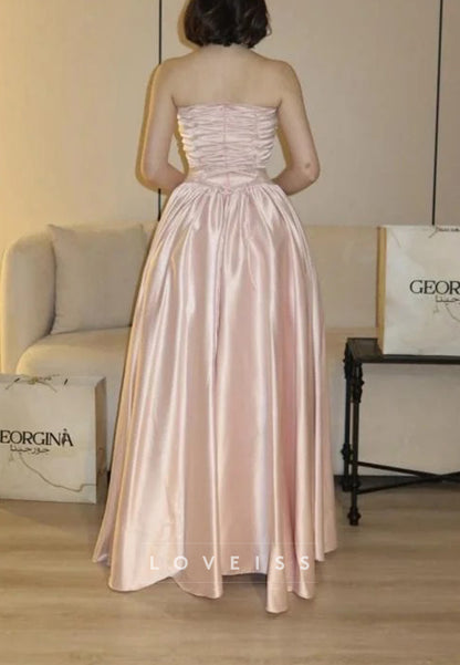 Strapless Corset Bodice Ball Gown