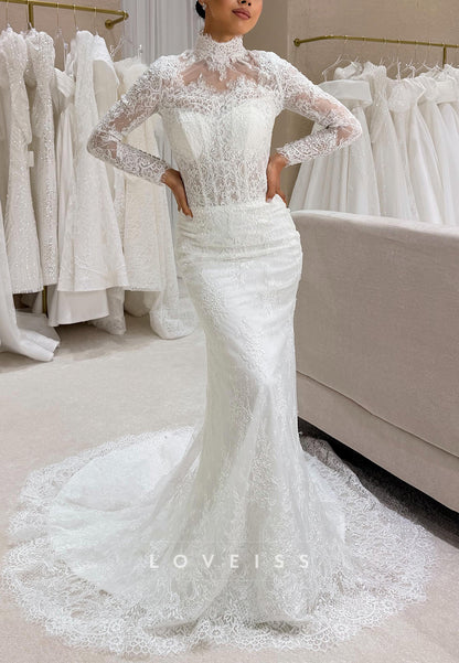 Convertible Lace Mermaid Wedding Dress