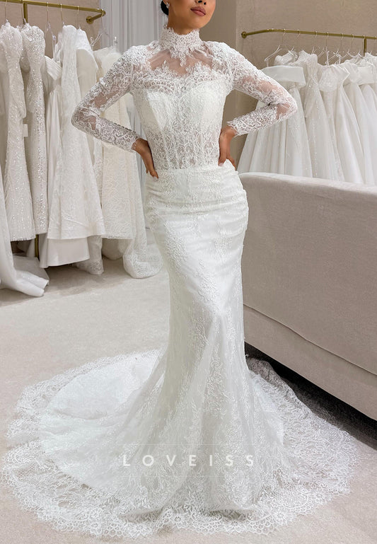 Convertible Lace Mermaid Wedding Dress