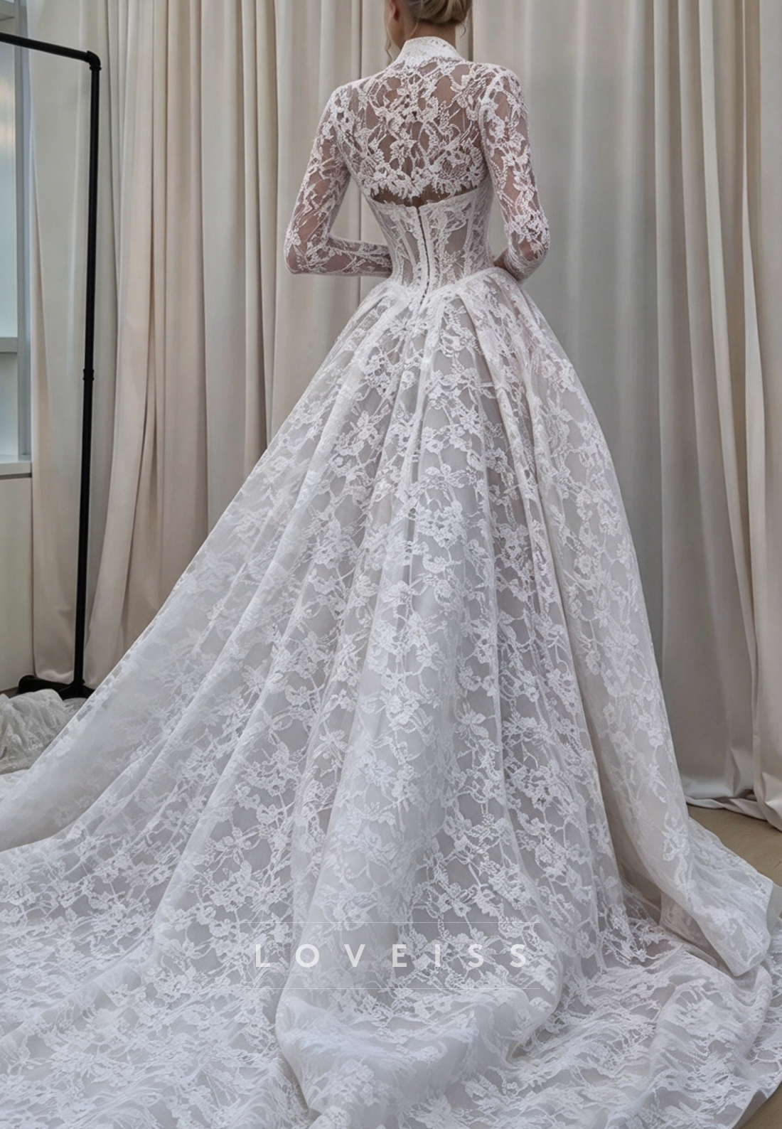 Corset Lace Ball Gown Wedding Dress with Bolero