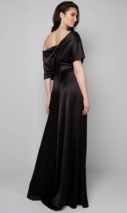 Alyce Paris 70019 - One Shoulder Wide Leg Jumpsuit