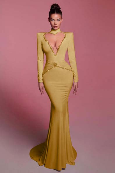 Lussooy Burgundy Gorgeous Off-The-Shoulder Mermaid Evening Dress Split With Beadings