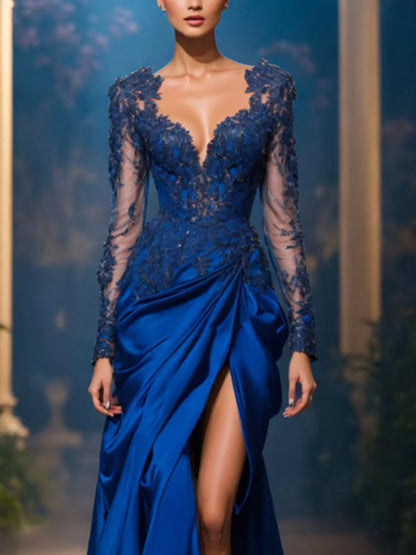 Lace Elegant and Exquisite Wedding Evening Dress