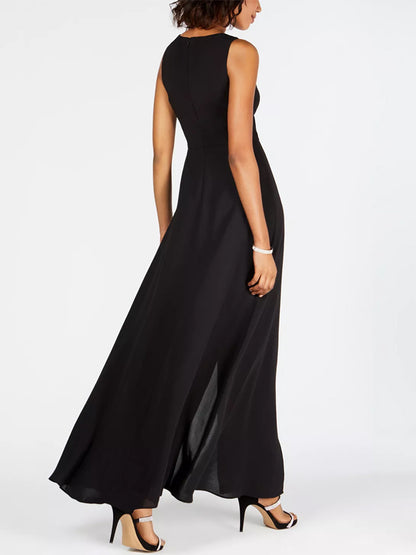 Contrast Sleeveless Jumpsuit