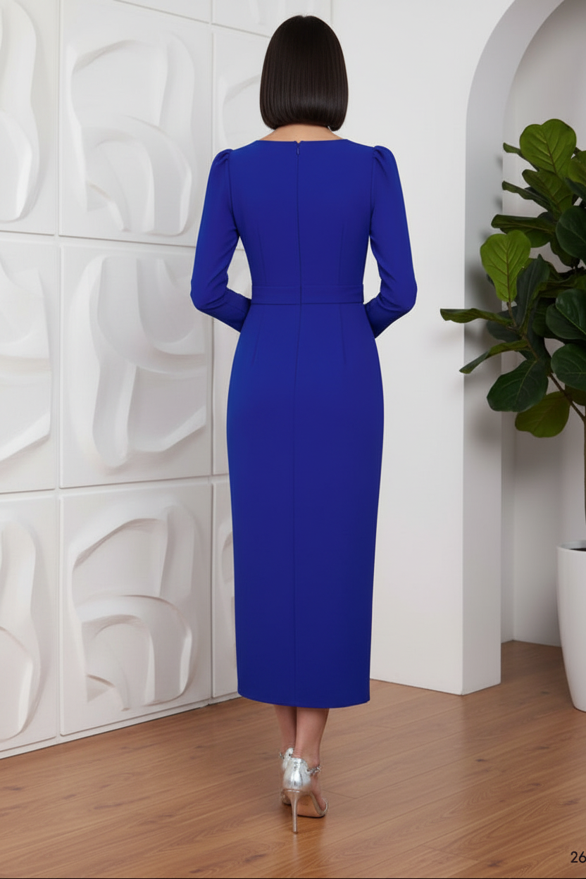 Mother of the Bride Dress with Embroidery