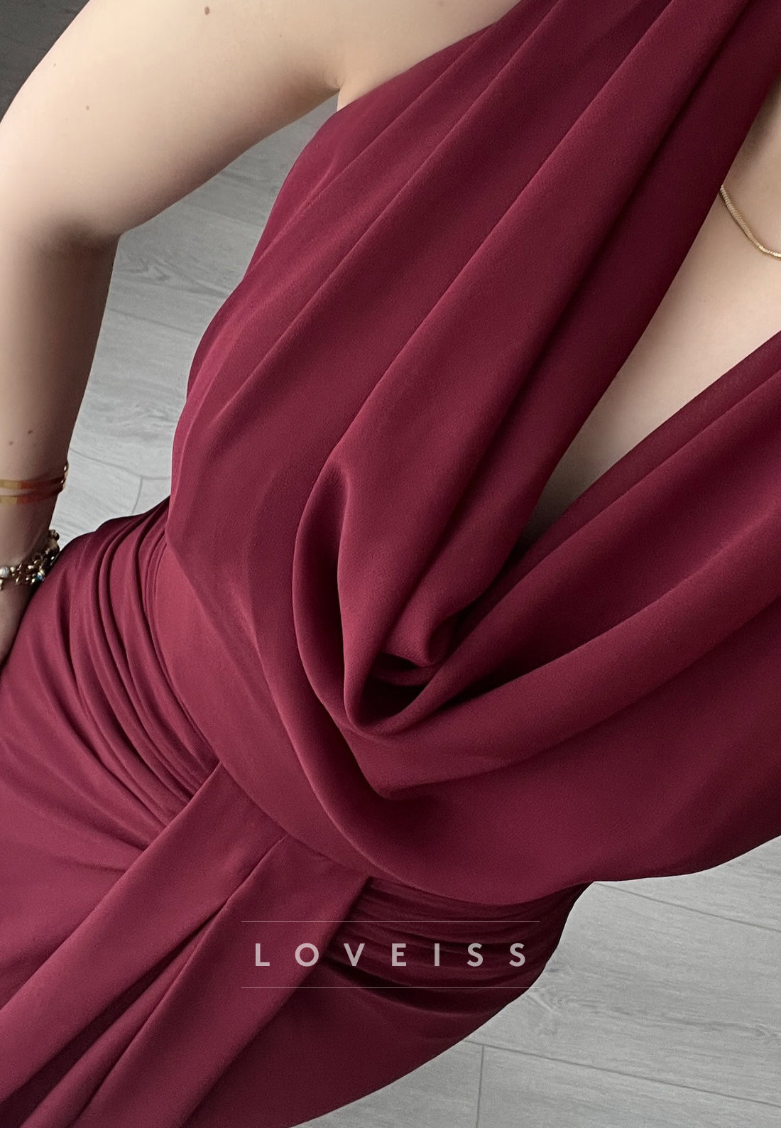 Halter Sleeveless Mermaid Evening Dress